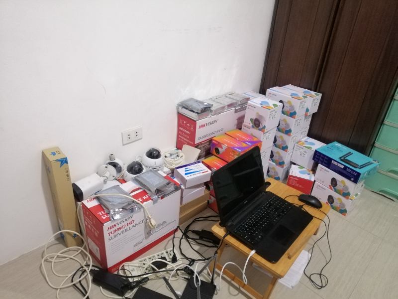 OSCOMP CCTV installation work