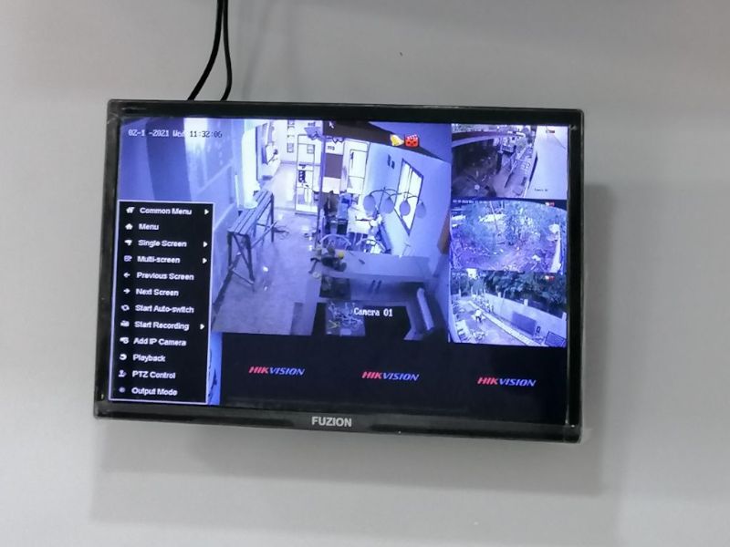 CCTV camera installed by OSCOMP